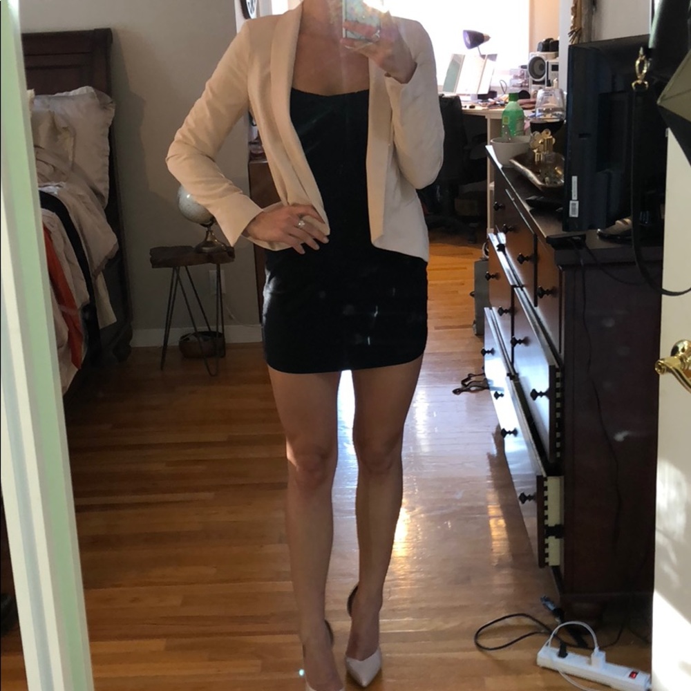 Asos blazer light blush size 4